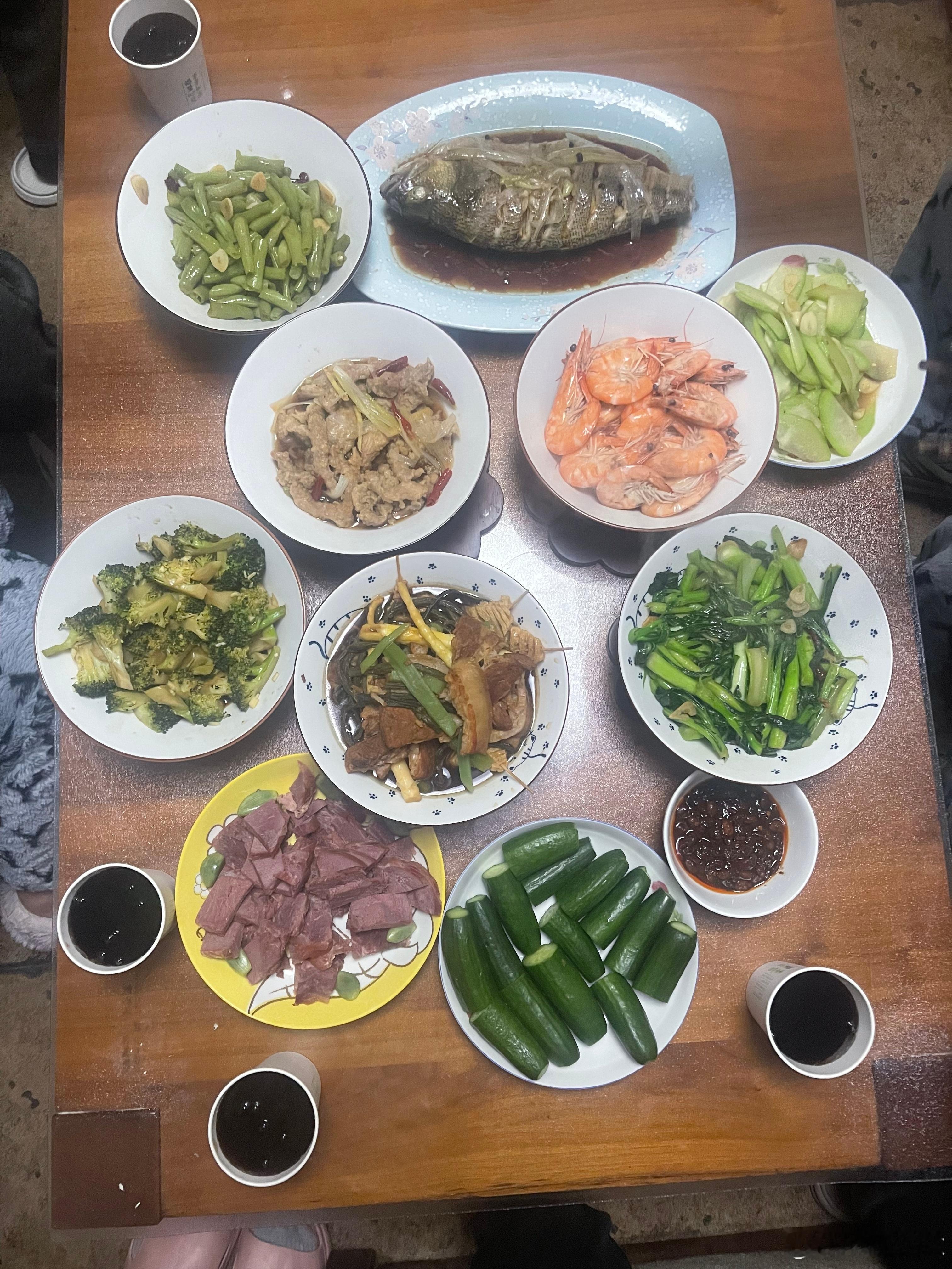 年夜饭徐大厨祝各位——新年快乐！