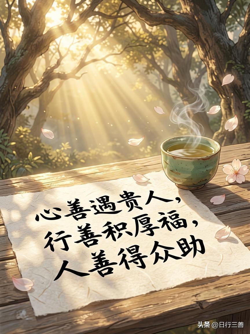  心善遇贵人，行善积厚福，人善得众助，看懂少走十年弯路

千万别再怪自己命不好、