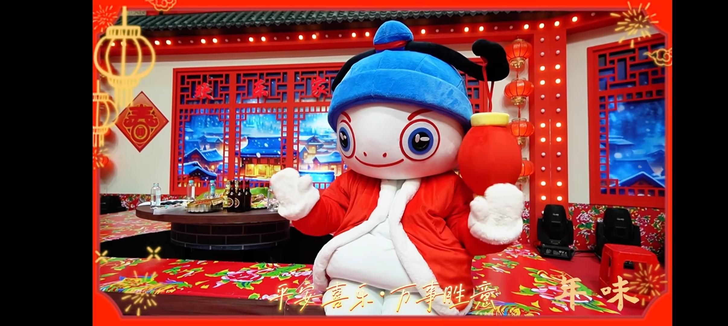 辽视春晚吉祥物腾腾新一代人气王  辽视春晚吉祥物腾腾亮相，这大眼睛，憨态可掬惹人