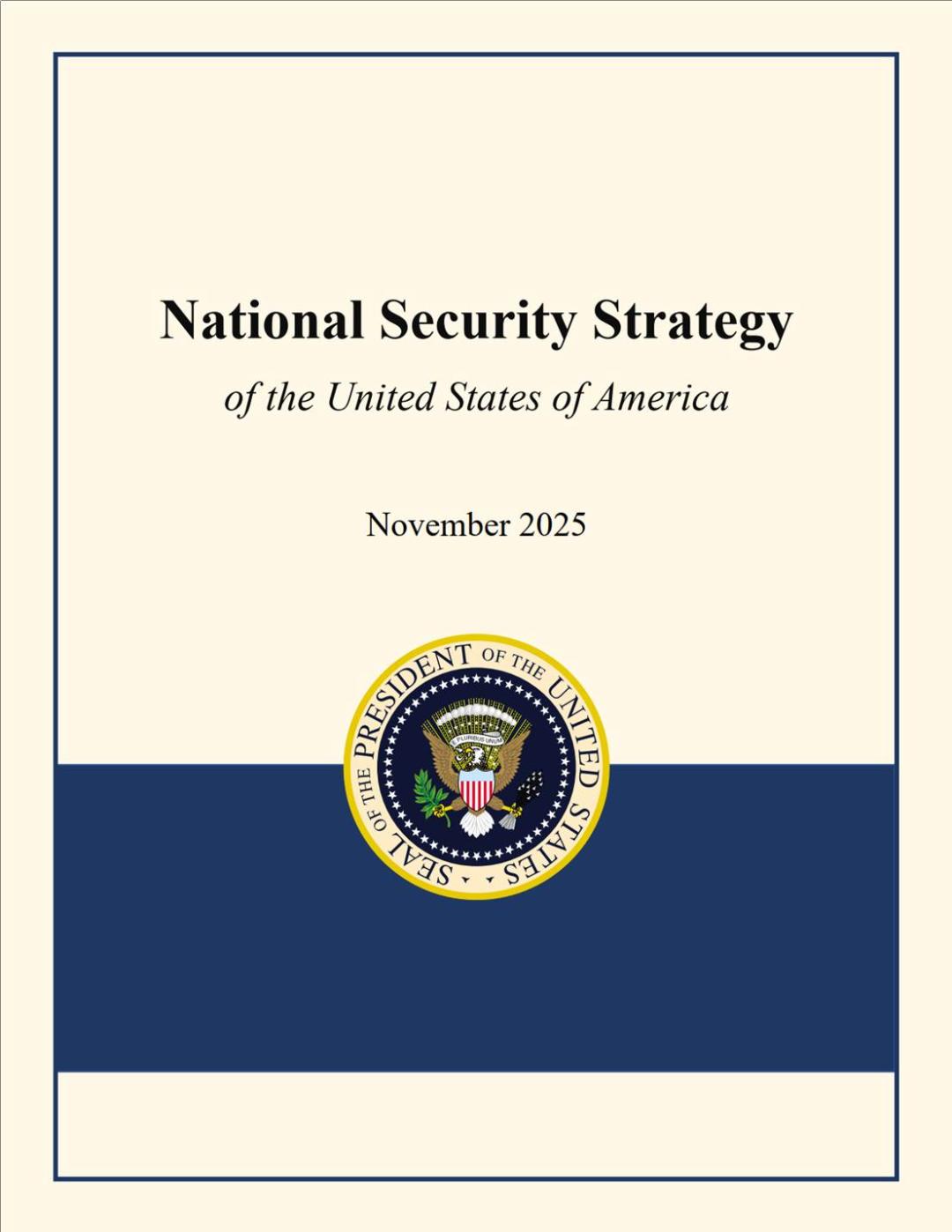 特朗普政府周四低调发布了新版《国家安全战略》，罕见地对特朗普的外交政策世界观作出
