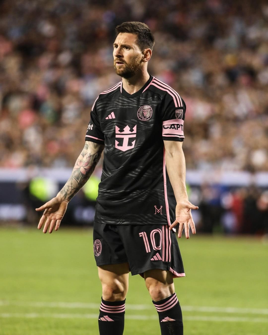 【唉😮‍💨】德国转会市场的数据表明，梅西加盟迈阿密国际以来在14场比赛中取得