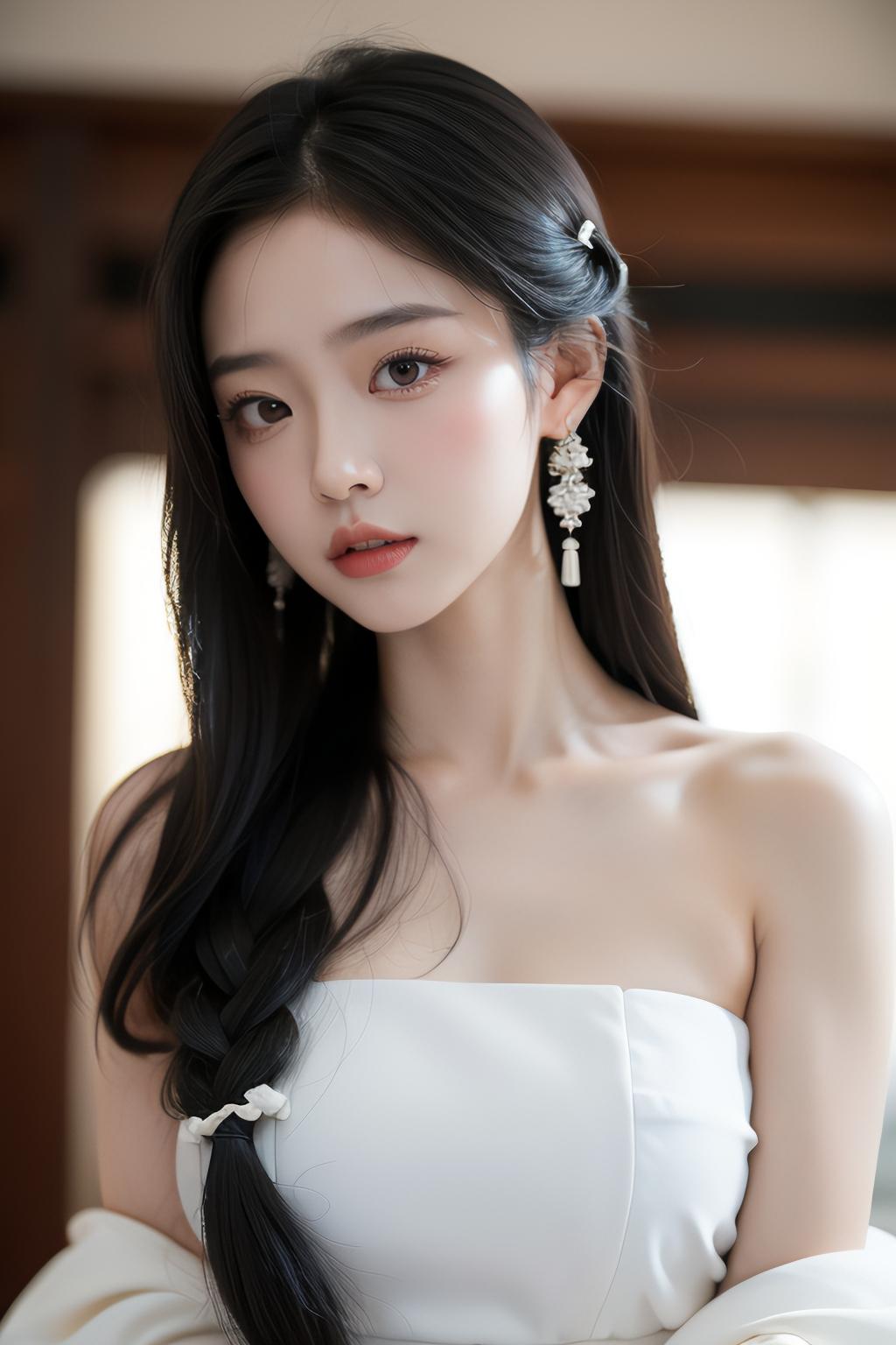 清纯甜美 美女写真 美图分享 可甜可仙 肤白貌美