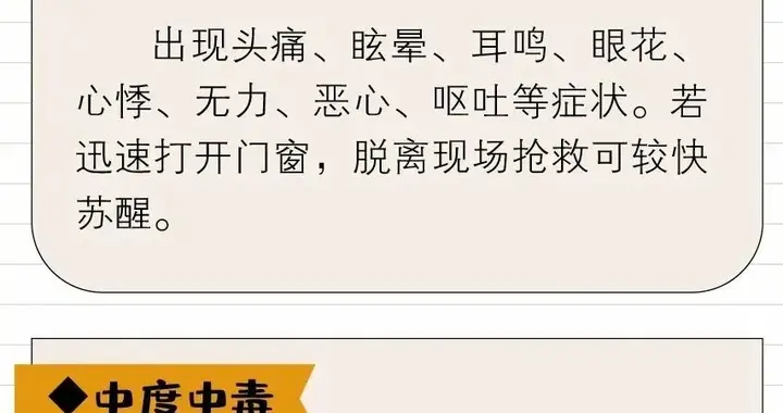 还有人不知道这些！一氧化碳中毒安全提示