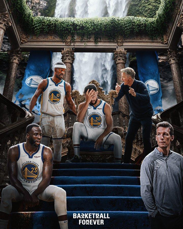 著名评论员帕金斯说勇士队的所有人都辜负了斯蒂芬-库里。
      帕金斯说：”