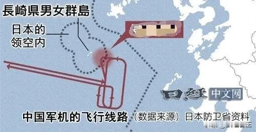 Y9也来了一次自由飞行，在日本防空识别区附近飞出了个锤子形状，也就是敲打敲打，搞