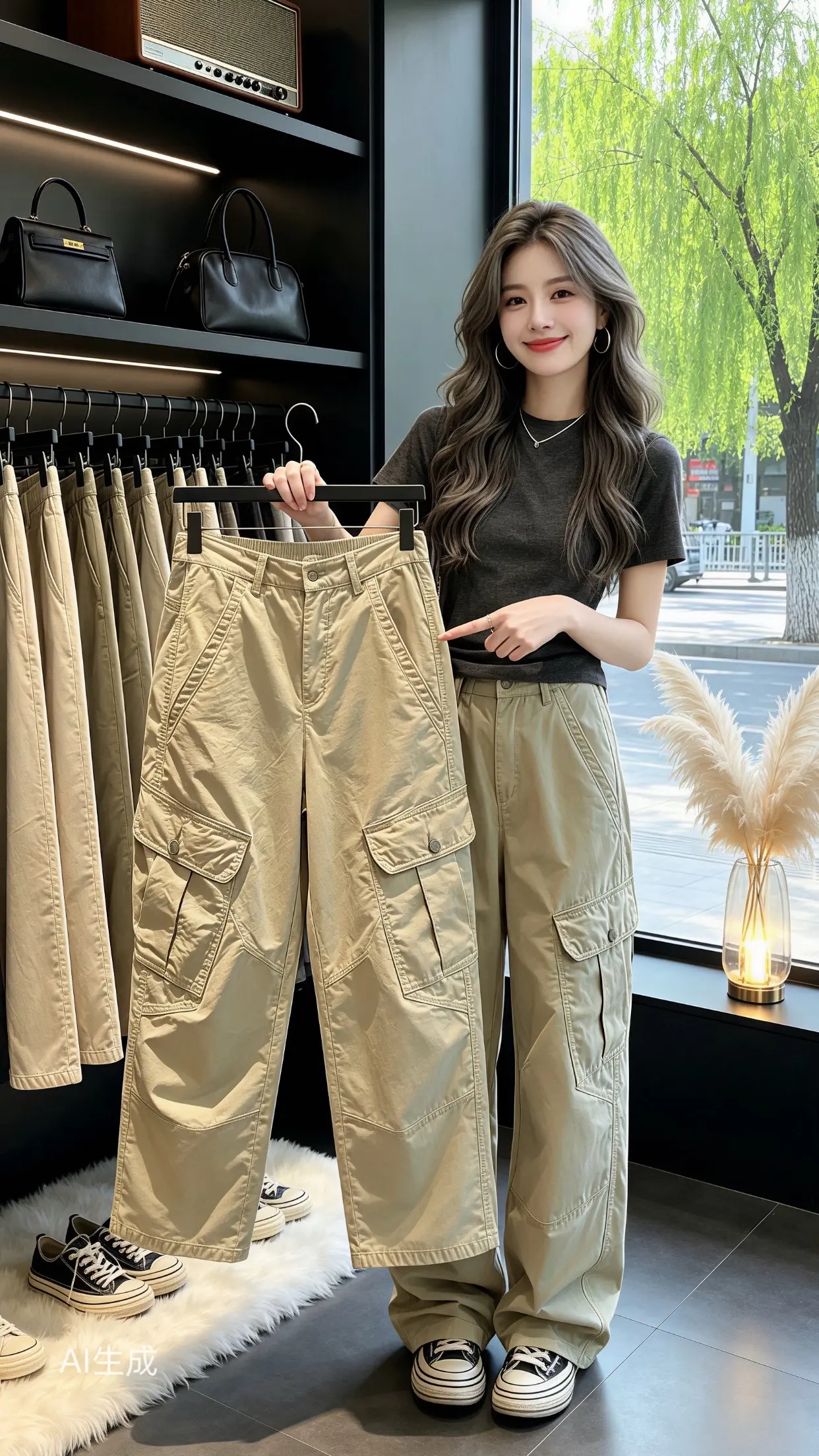 高颜值炸街女工装裤 工装裤穿搭能有多酷 夏季穿搭 一眼就爱上的神裤 穿...
