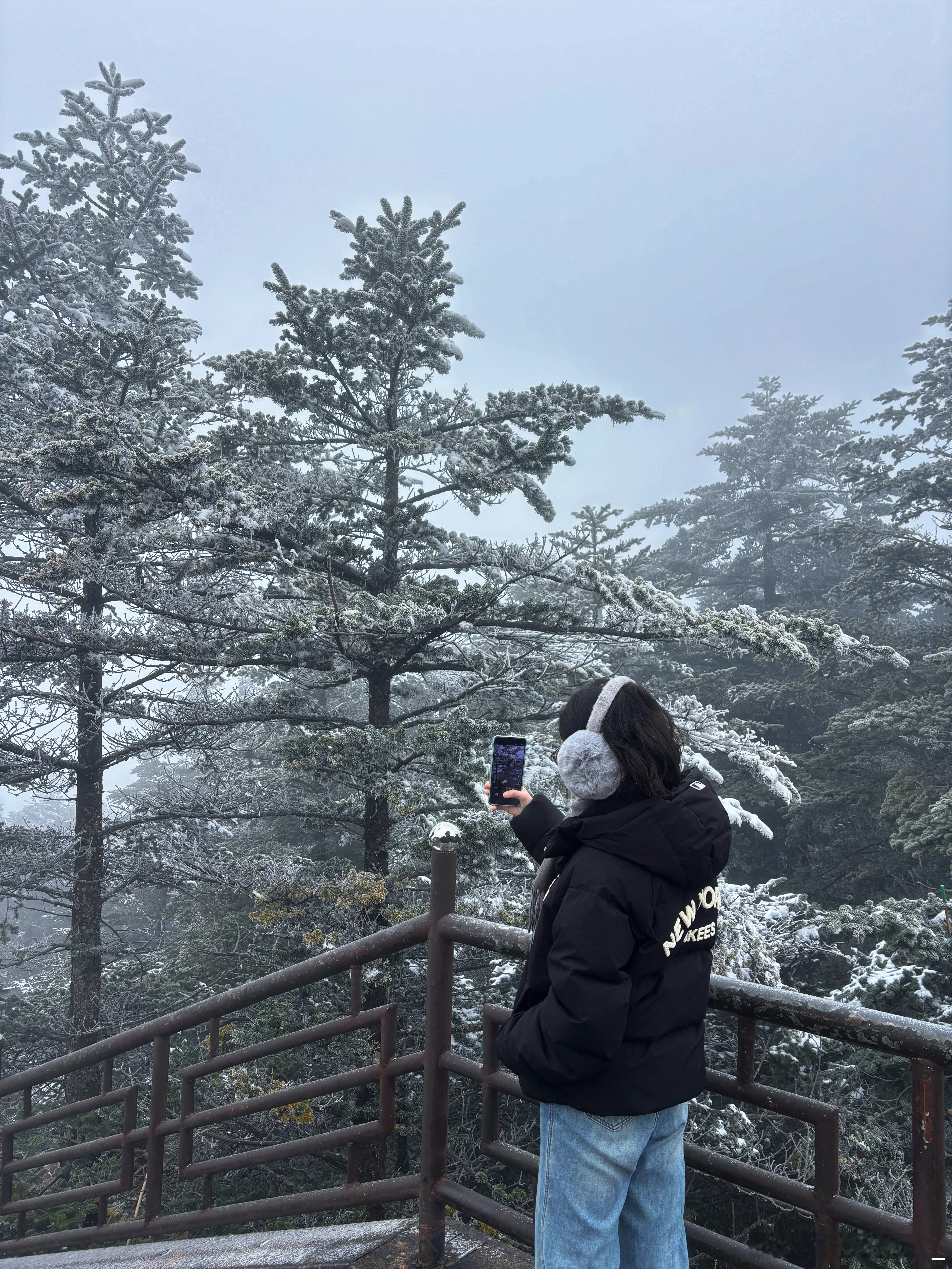 ❄·˚ ₊⁺. ⛄ᶻᶻᶻ ✧₊⁺🌨️新年第一天看到了绝美雾凇 峨眉山·峨眉山-