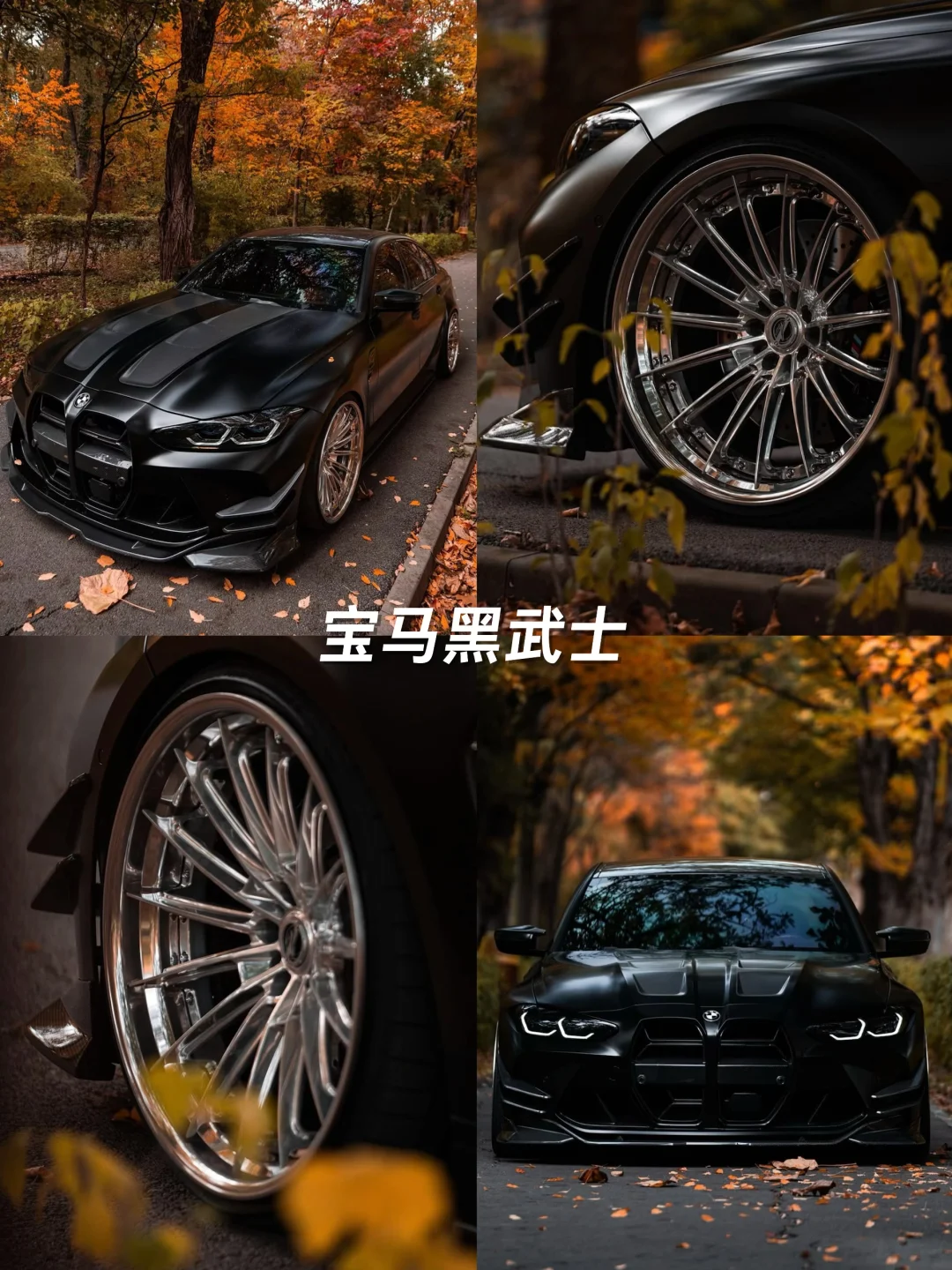 宝马黑武士 感觉低趴还是得配大深凹的轮毂