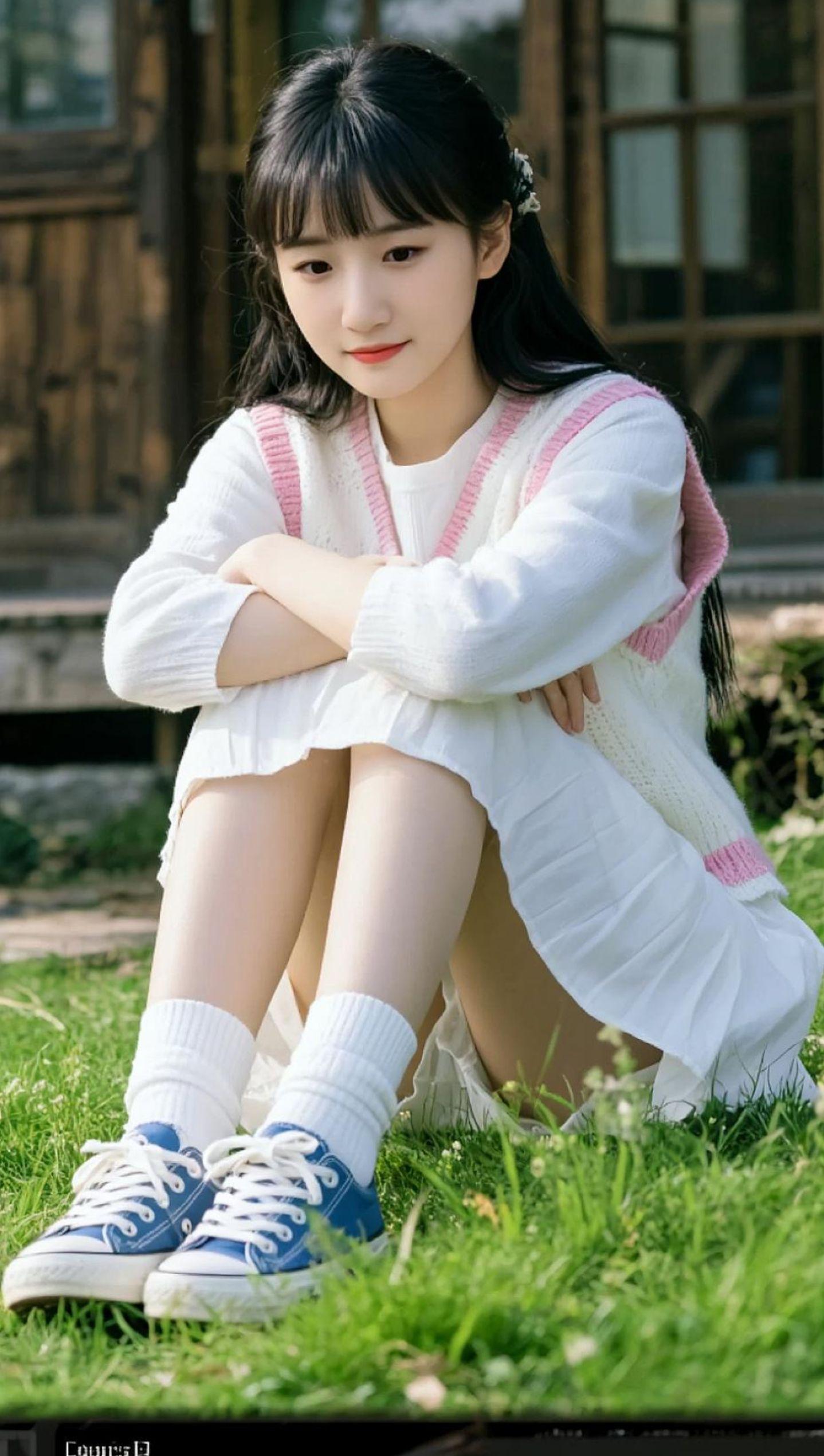 AI清新少女写真