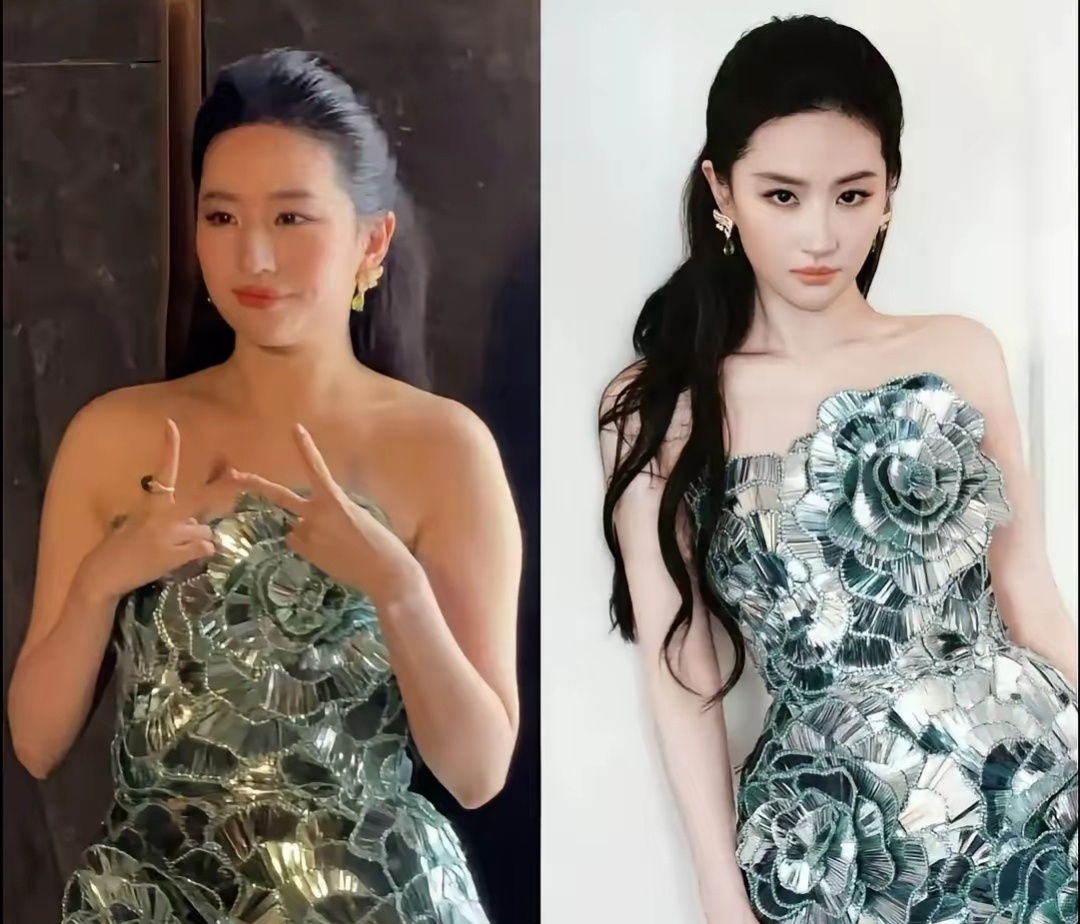 刘亦菲的生图和精修图 你们怎么看？ 