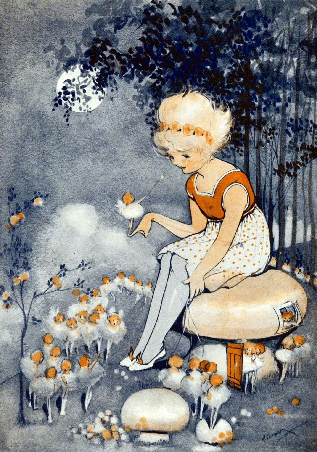 英国女性插画家Hilda Gertrude 
