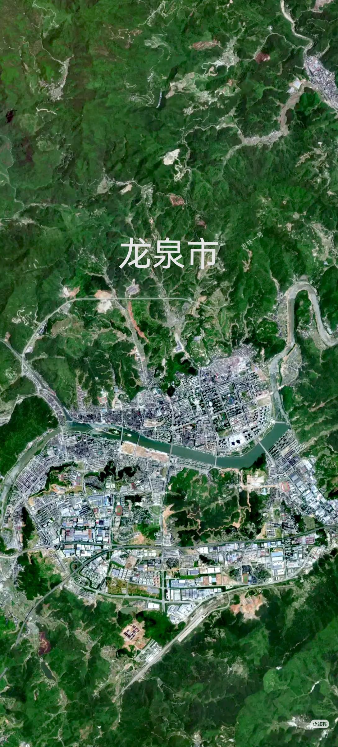 浙江省龙泉市高清卫星图