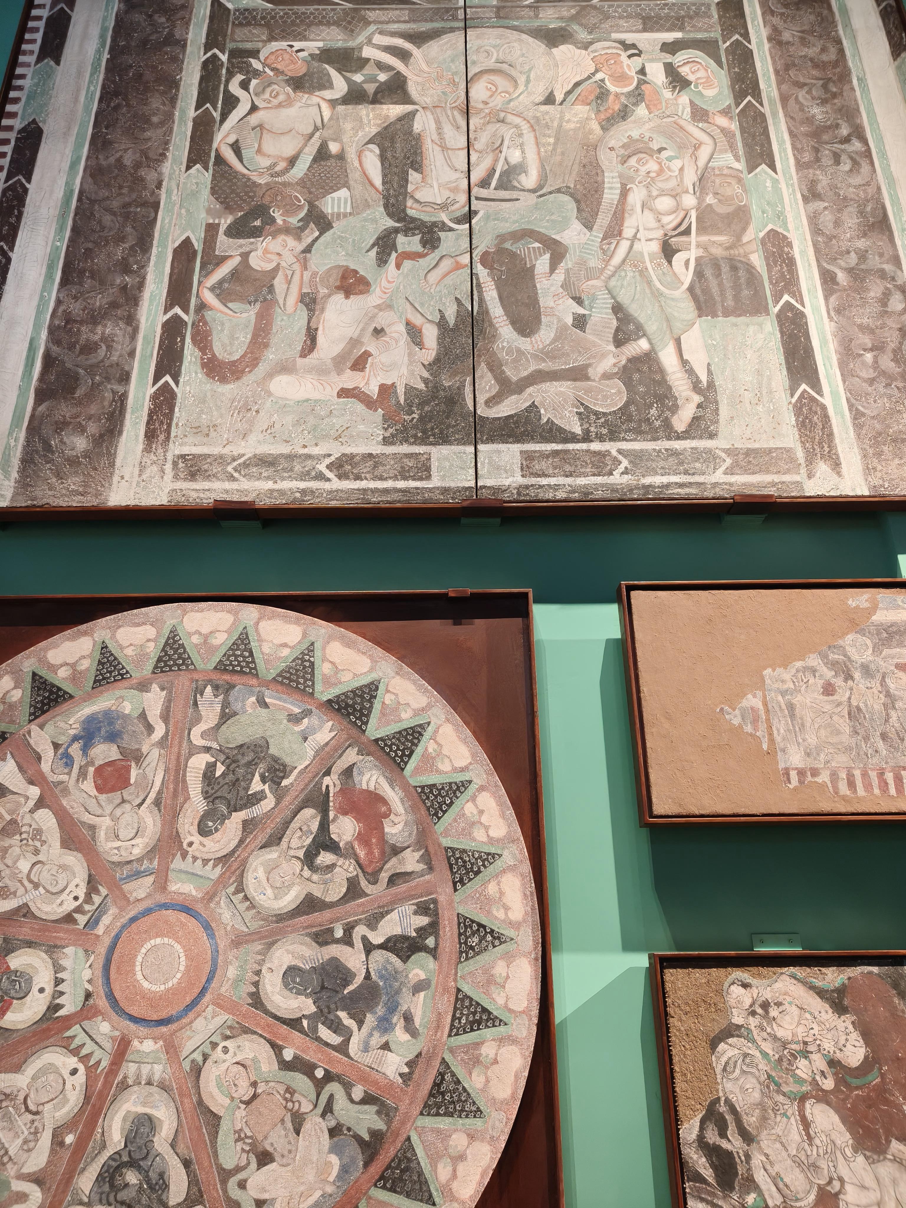 假期最后一天，看完这两个展就要重新做回牛马了[泪奔]：广胜寺及中国古代壁画传摹展