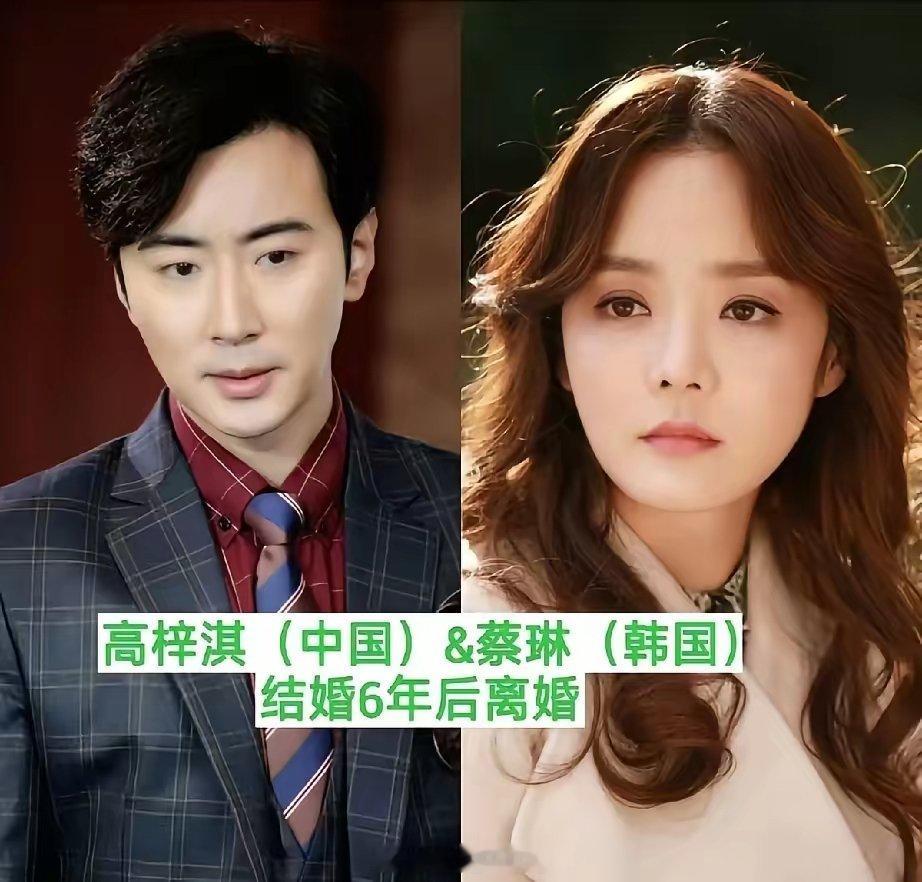 高梓淇恋情体面到极致！高梓淇新恋情正式曝光，前妻蔡琳格局看哭网友  时隔近六年，
