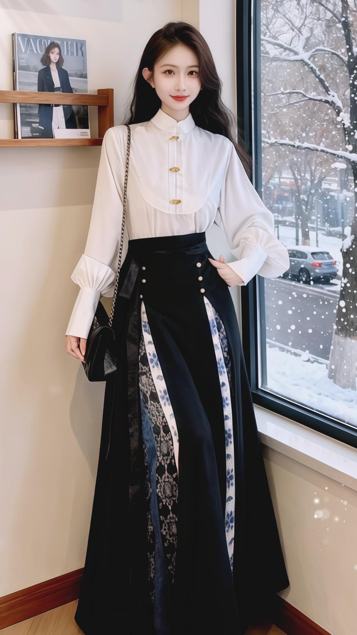 穿搭 时尚 套装 汉服 日常