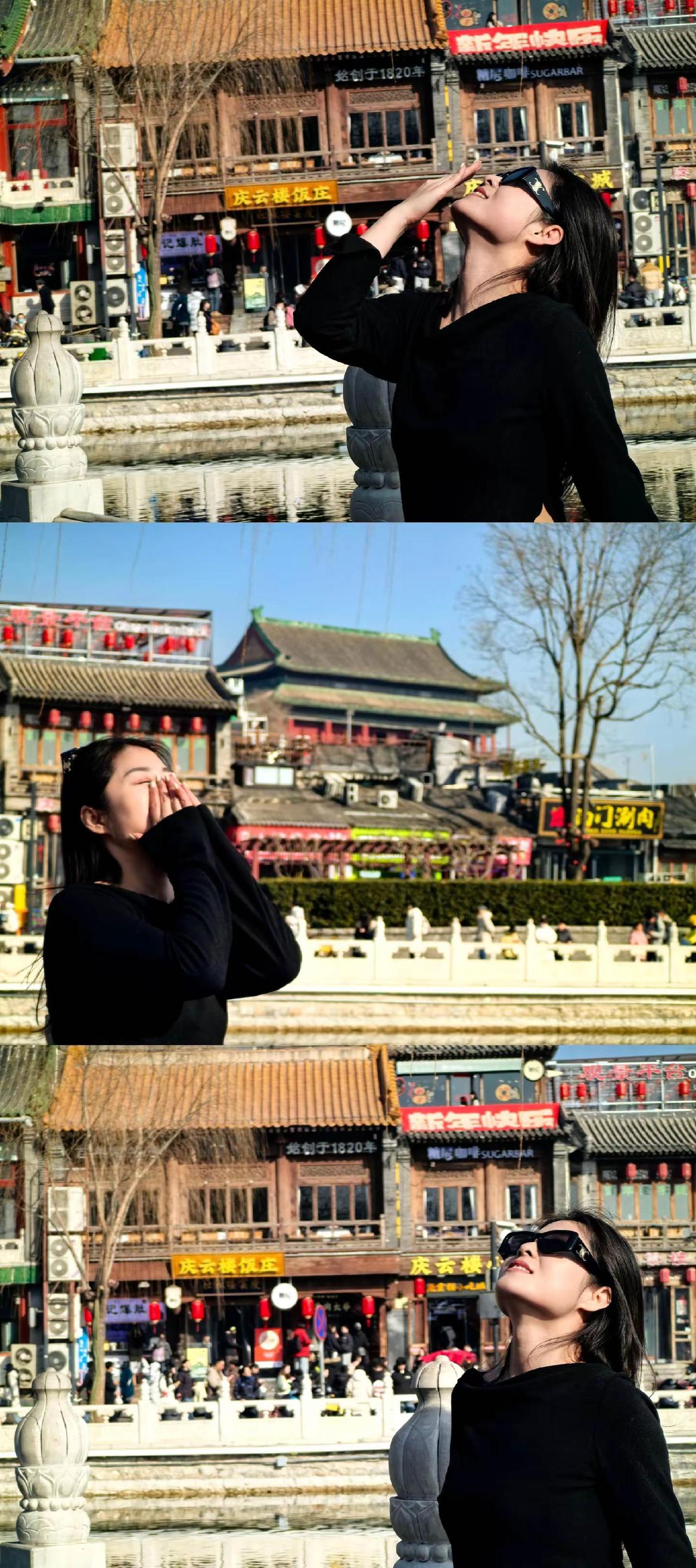 没有匆忙的打卡 而是慢慢感受北京的春～