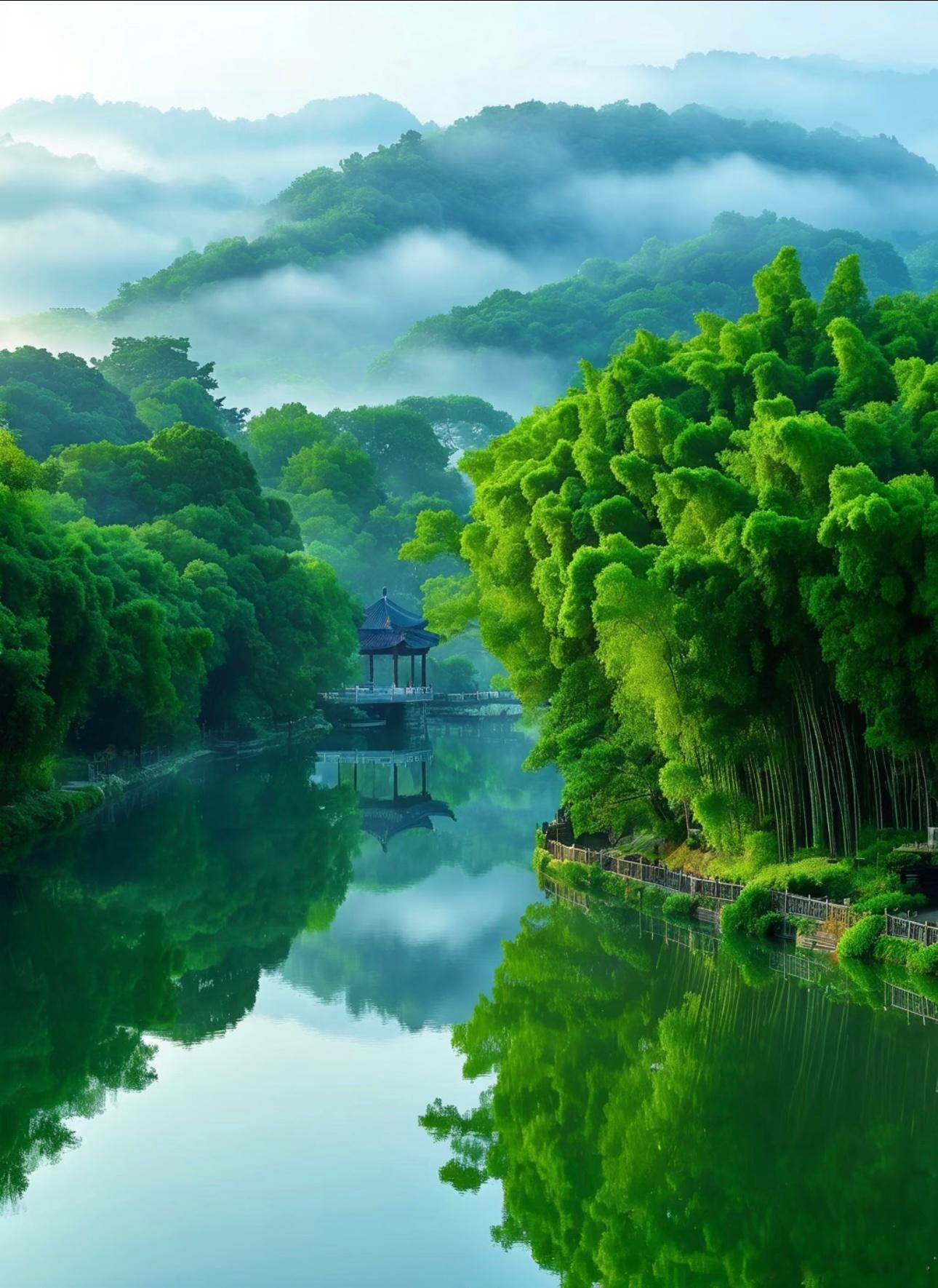 森林驿站  hyr每日一善 内心即风水“积善成德，身正心安。”问心无愧，带来的是