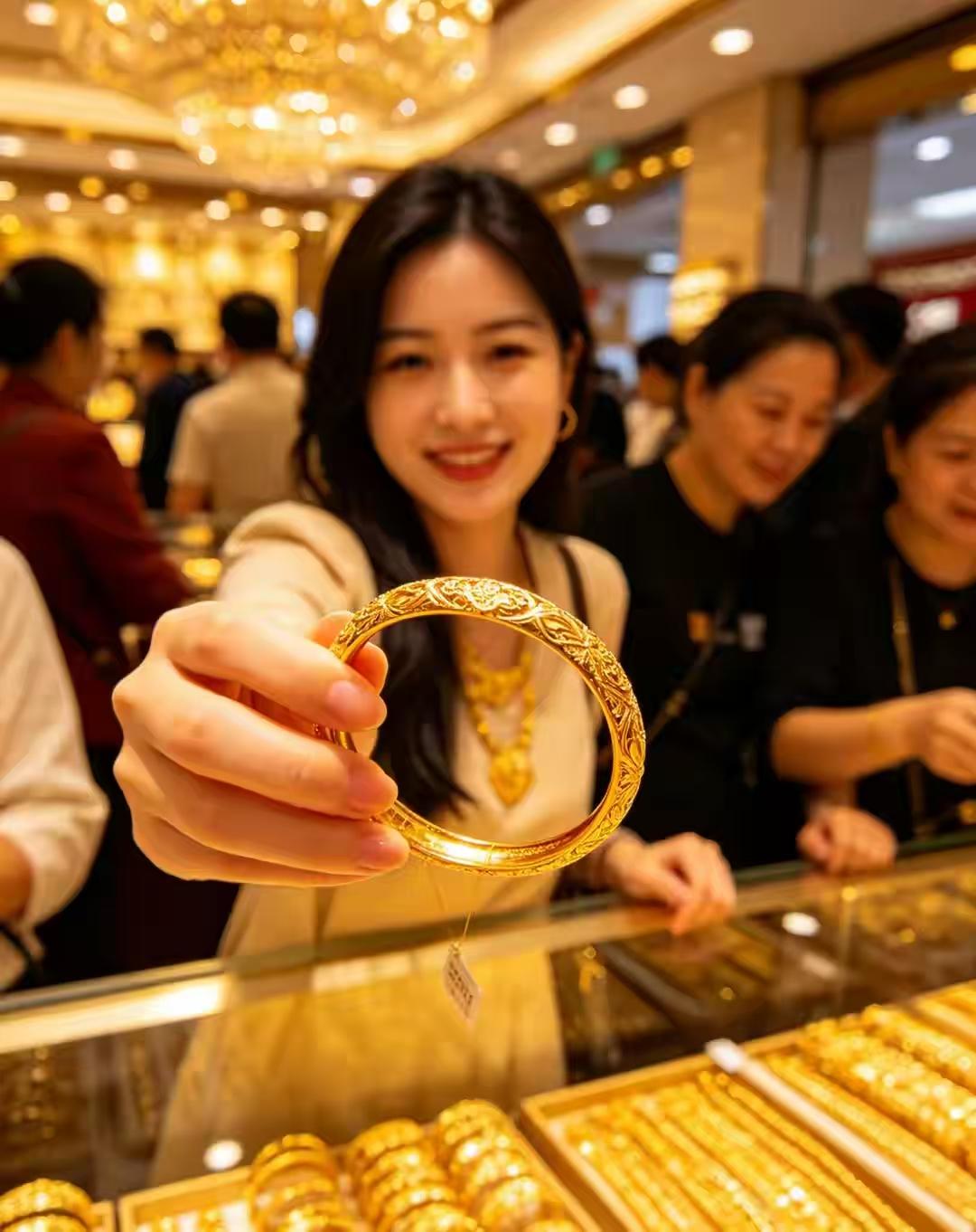 近期金价大跌，四天跌幅超9%，国内金饰单价大跳水，不少人都在观望不敢下手。河南郑