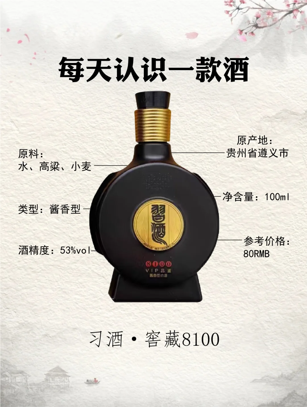 NO.125每天认识一款酒︱习酒·窖藏8100