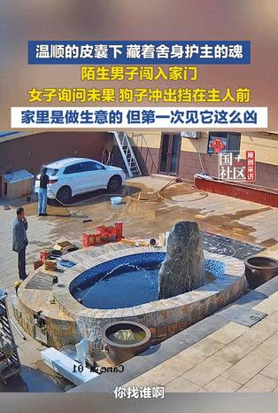 太有灵性了，山东，女子正在自家院子内洗车，一名陌生男子突然推门而入，既不说明来意