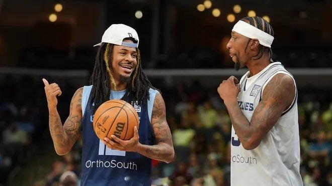 灰熊队表示，莫兰特将在两周后接受复查。他的左肘尺侧副韧带扭伤康复进展顺利，但仍感