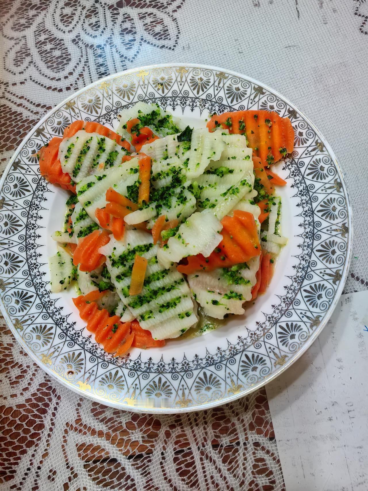 嘿，大家好呀！今天我要和大家分享一道超级简单又健康营养满分的快手菜——山药胡萝卜