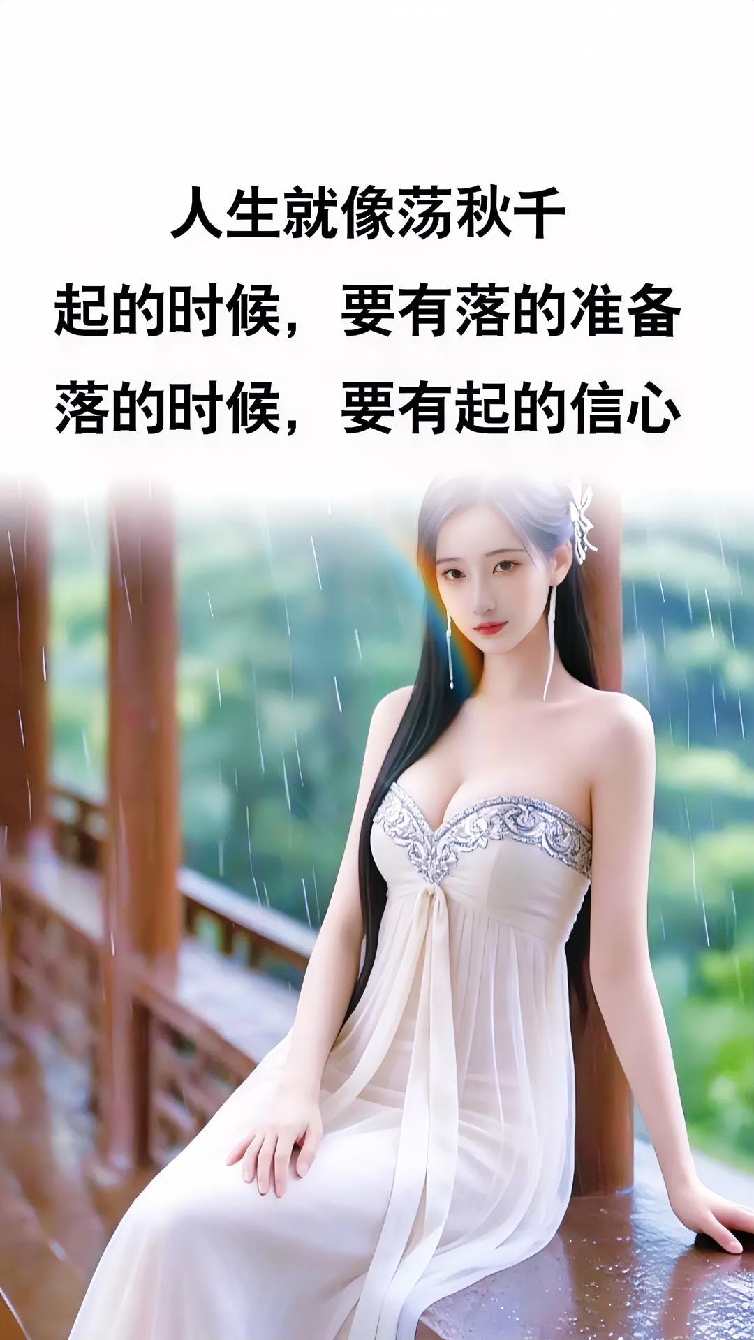 我们人到中年后，生活虽一地鸡毛，但也要活得像一把伞！

晴天时优雅折叠，不张扬，