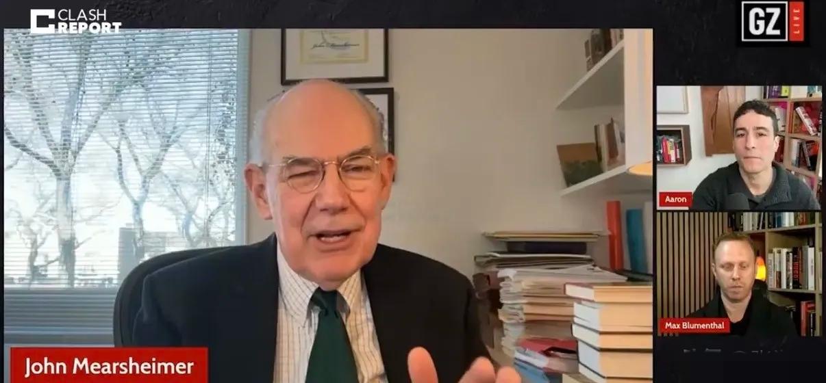 美国著名国际关系学教授约翰·米尔斯海默教授昨天说：“以色列已经成为美国的沉重负担