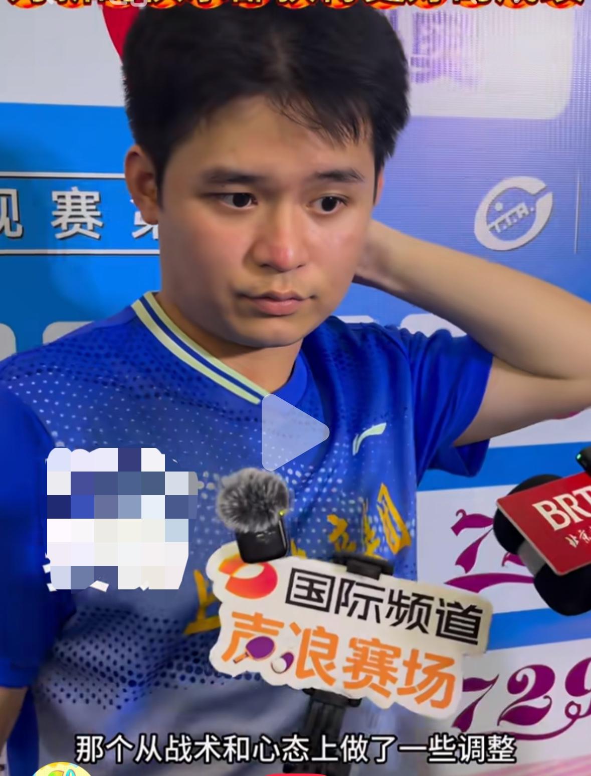 乒超联赛上海地产VS安徽中程，林诗栋2:1王吉轩
7月25日，乒超联赛第一阶段大