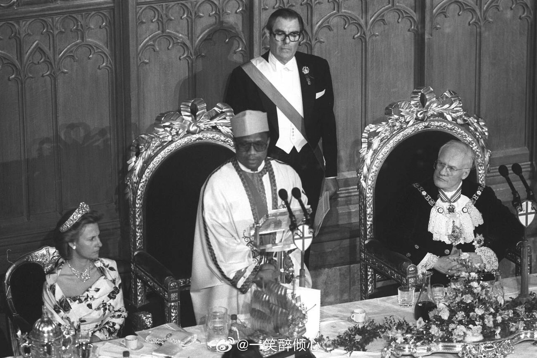 英国王室  1989年5月11日，格洛斯特公爵夫人比尔吉特在伦敦金融城市政厅参加