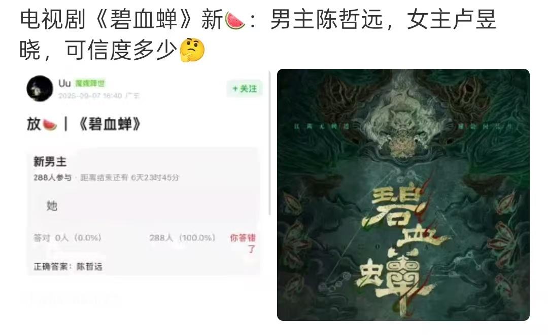 陈哲远卢昱晓或演碧血婵陈哲远卢昱晓或合作碧血婵陈哲远卢昱晓或演碧血婵，期待，[心