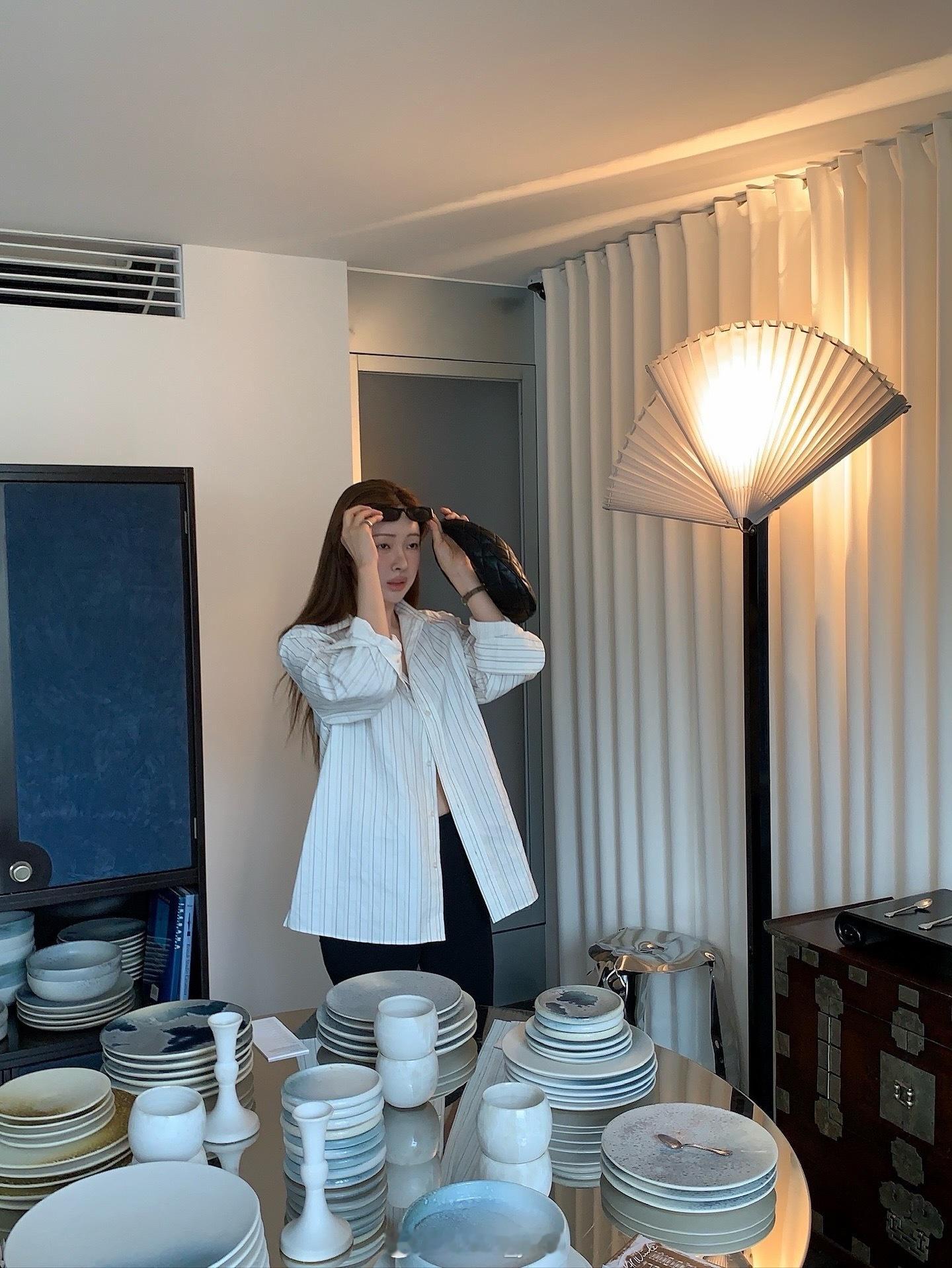 车静媛近期ootd ​​​