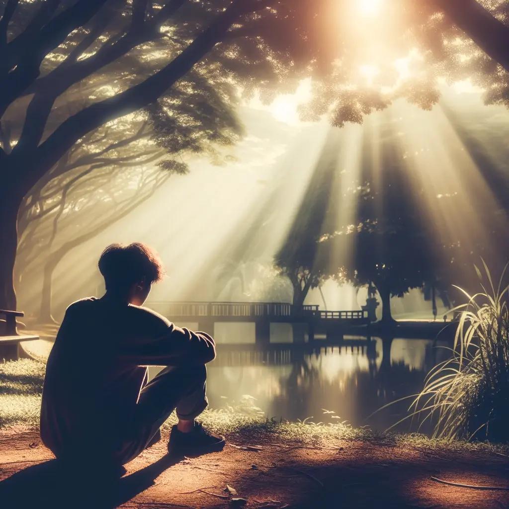 在我迷茫的时候，是心中的那份坚持和希望支撑我走了过来。每当遇到困难，我就告诉自己