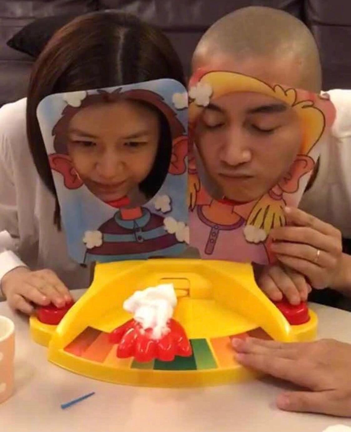 陈晓陈妍希夫妻恩爱的很，陈晓光头真帅，这比那个具俊华的光头帅多了啊 ​​​