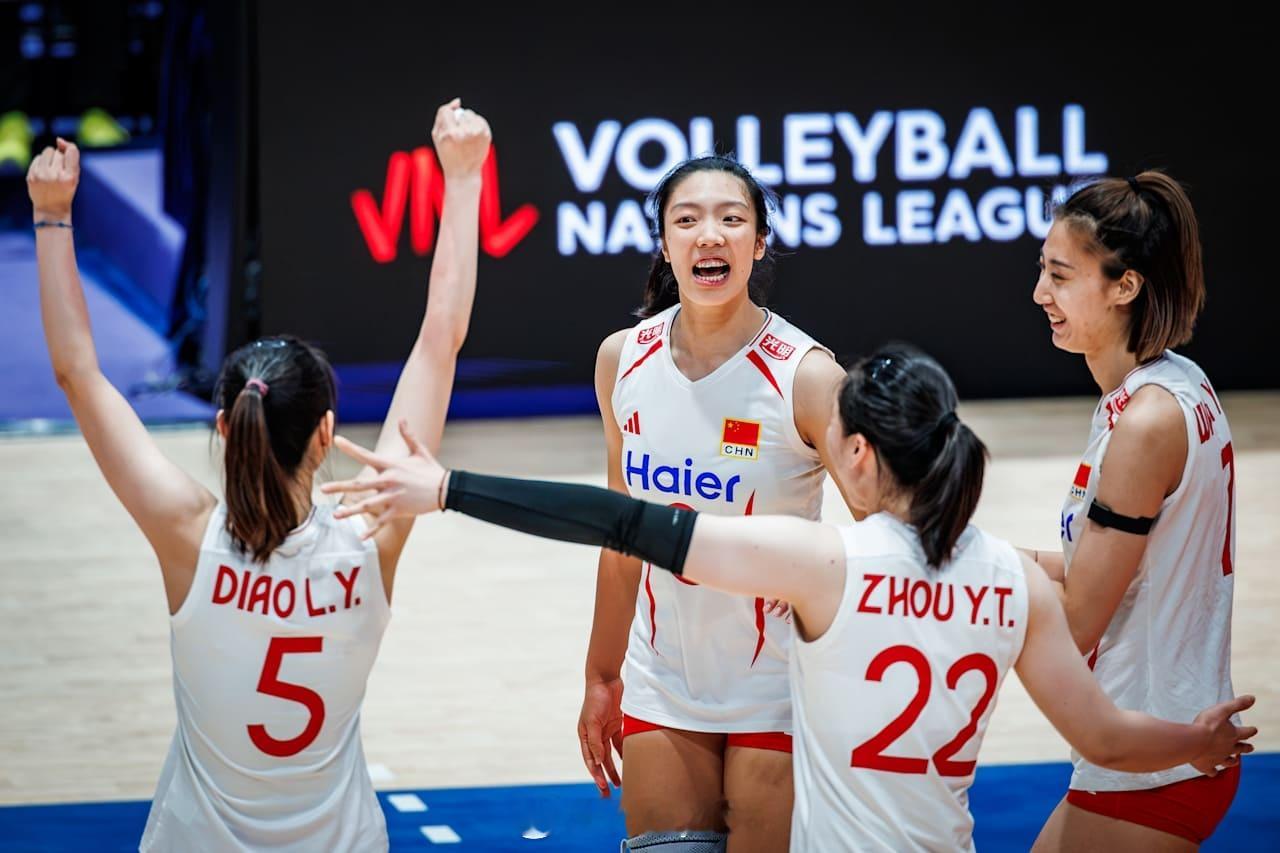 2026年世界女排联赛香港站，中国女排2比3加拿大女排（25-19 17-25 