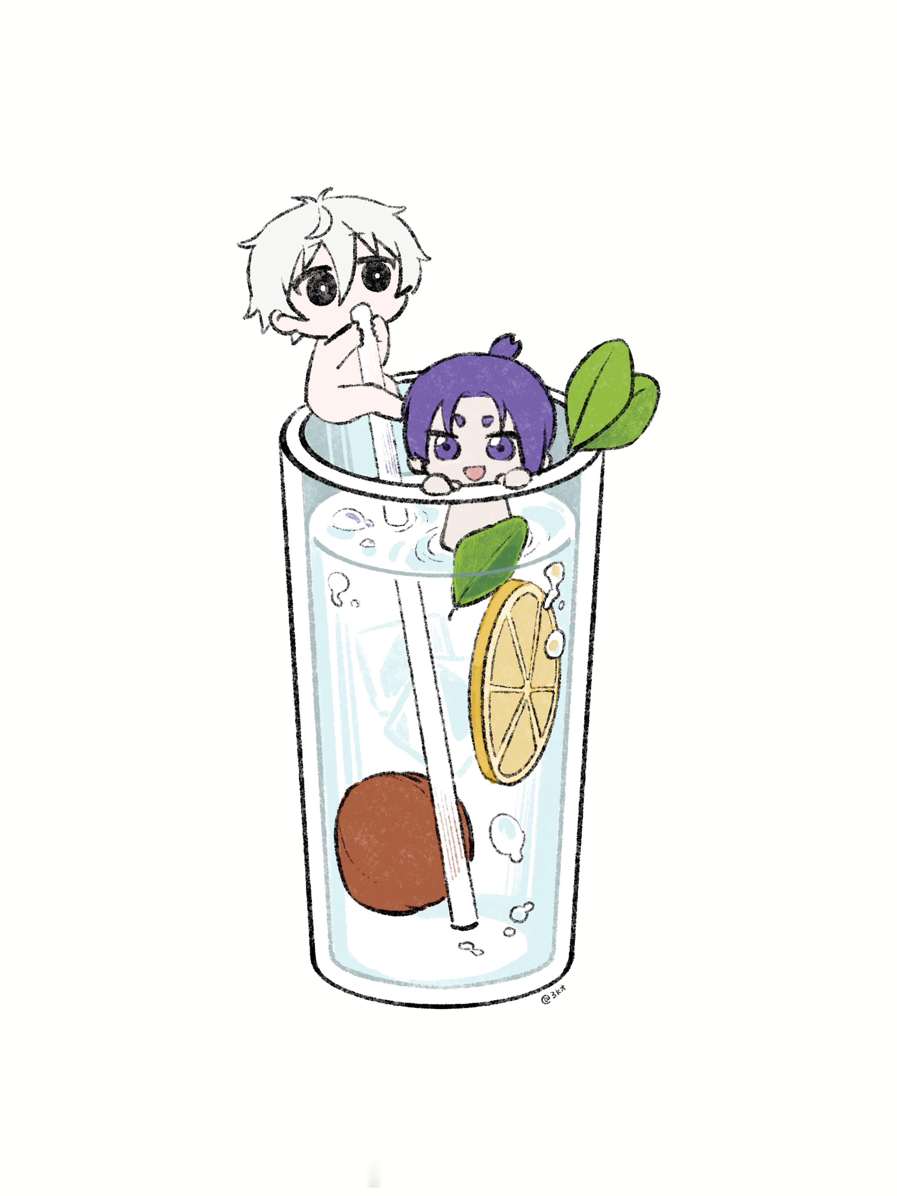 #凪玲[超话]##凪玲# 点单咸柠七送两只咸柠七小精灵（？） ​​​