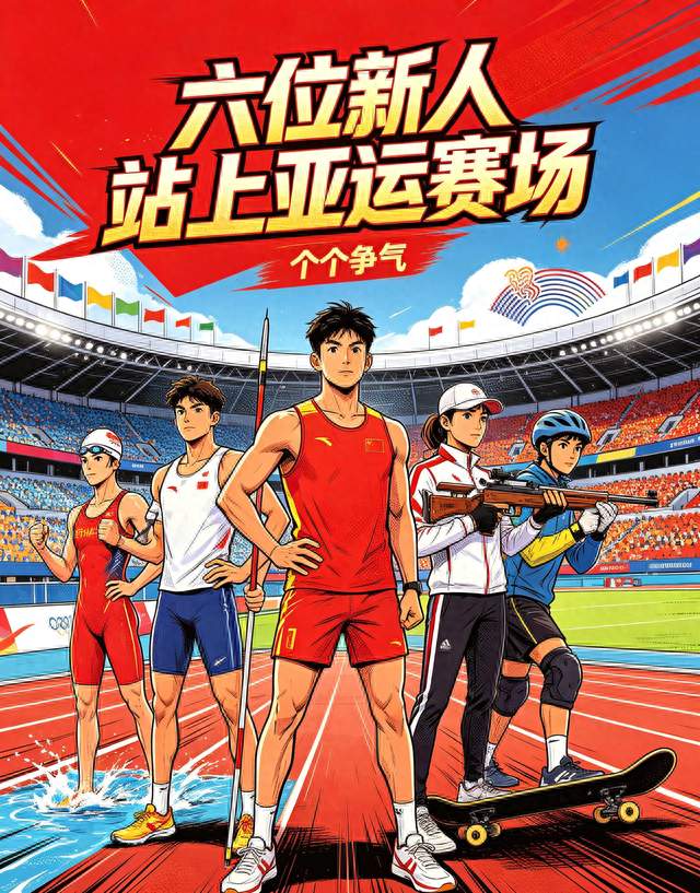 一批新人在亚运会打出好成绩，最小选手年仅十四岁拿下三金