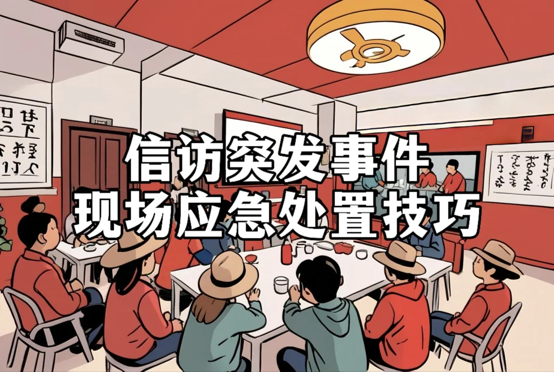 体制内：信访突发事件现场应急处置技巧