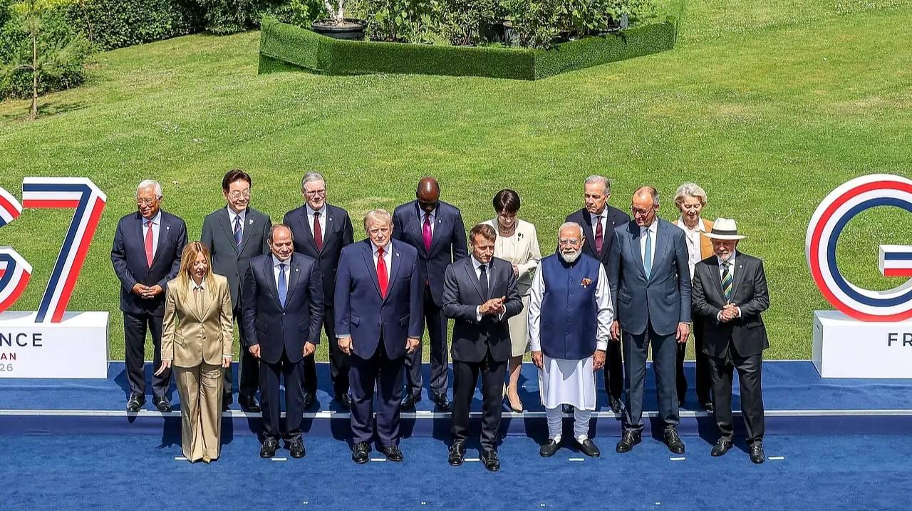 为期三天的G7峰会于6月17日在法国埃维昂落下帷幕。领导人当天发表联合声明，同意