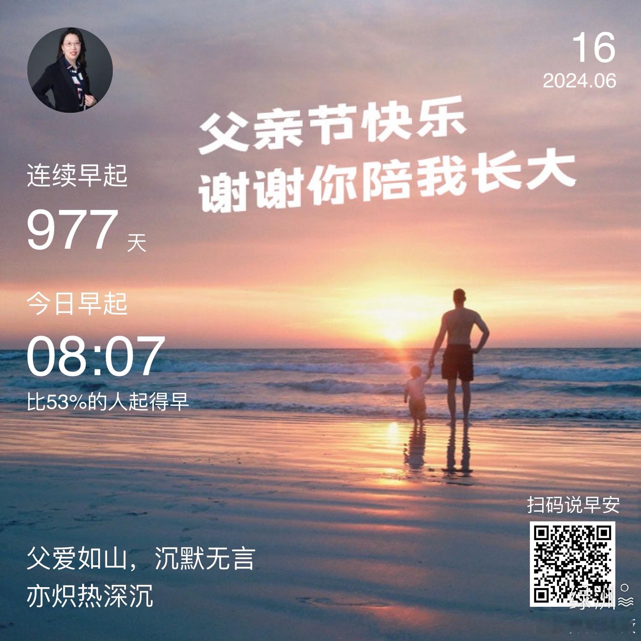 #早安#父爱如山，沉默无言亦炽热真诚  ​​​