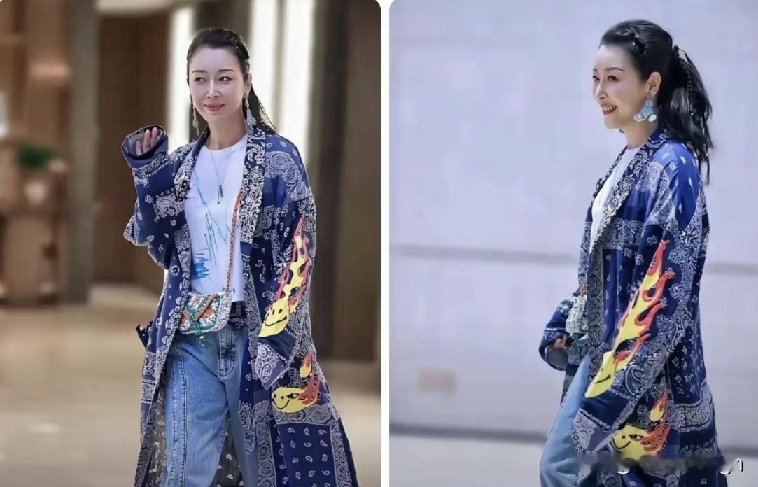 孙悦这状态哪里是变老，分明是越活越有光彩，说是“逆生长”一点不夸张。

50多岁