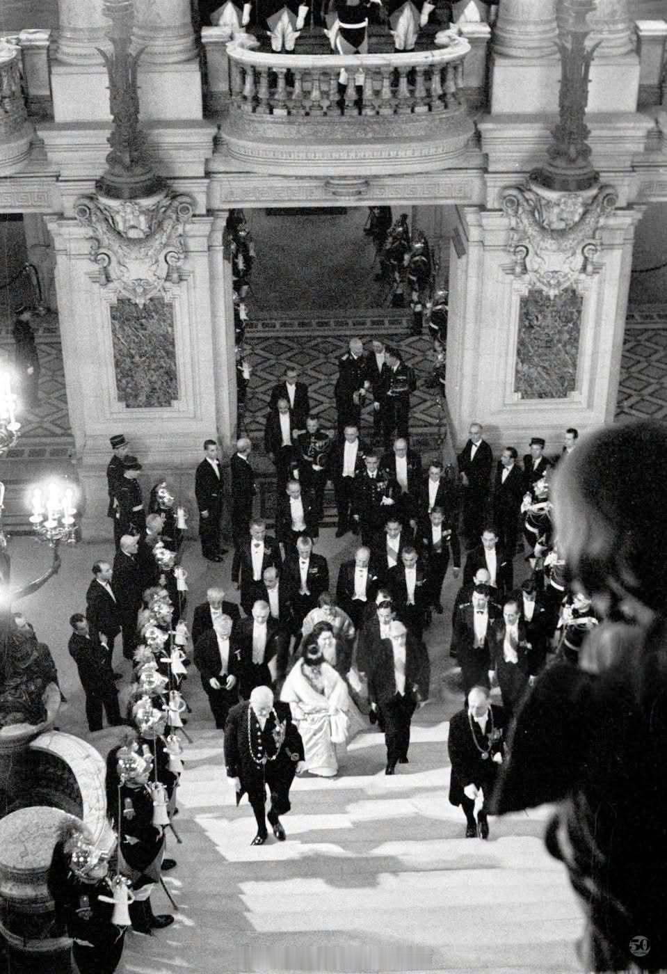 王室王室泰国王室暹罗往事 老照片：1960年10月11日-14日，九世红唇姐访问