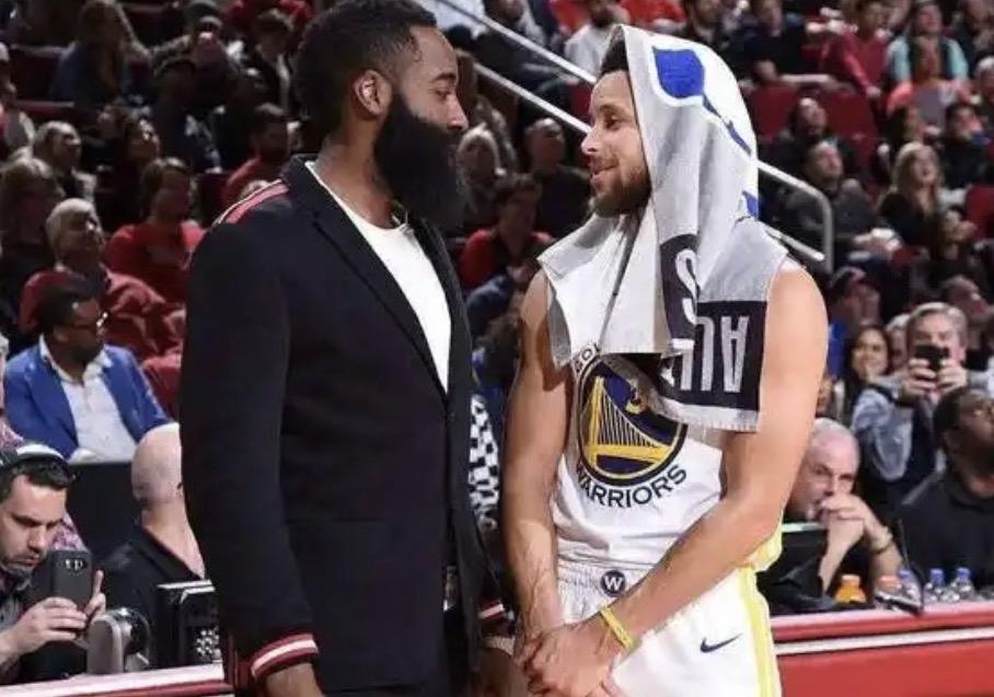 NBA开赛至今，以哈登和库里为核心的球队胜率分别为37.5%和50%，成绩都不算