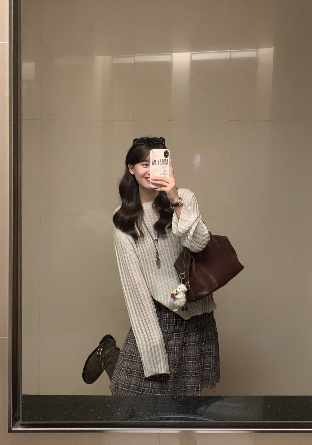 🍂国庆出游穿啥～来点复古格纹呀！