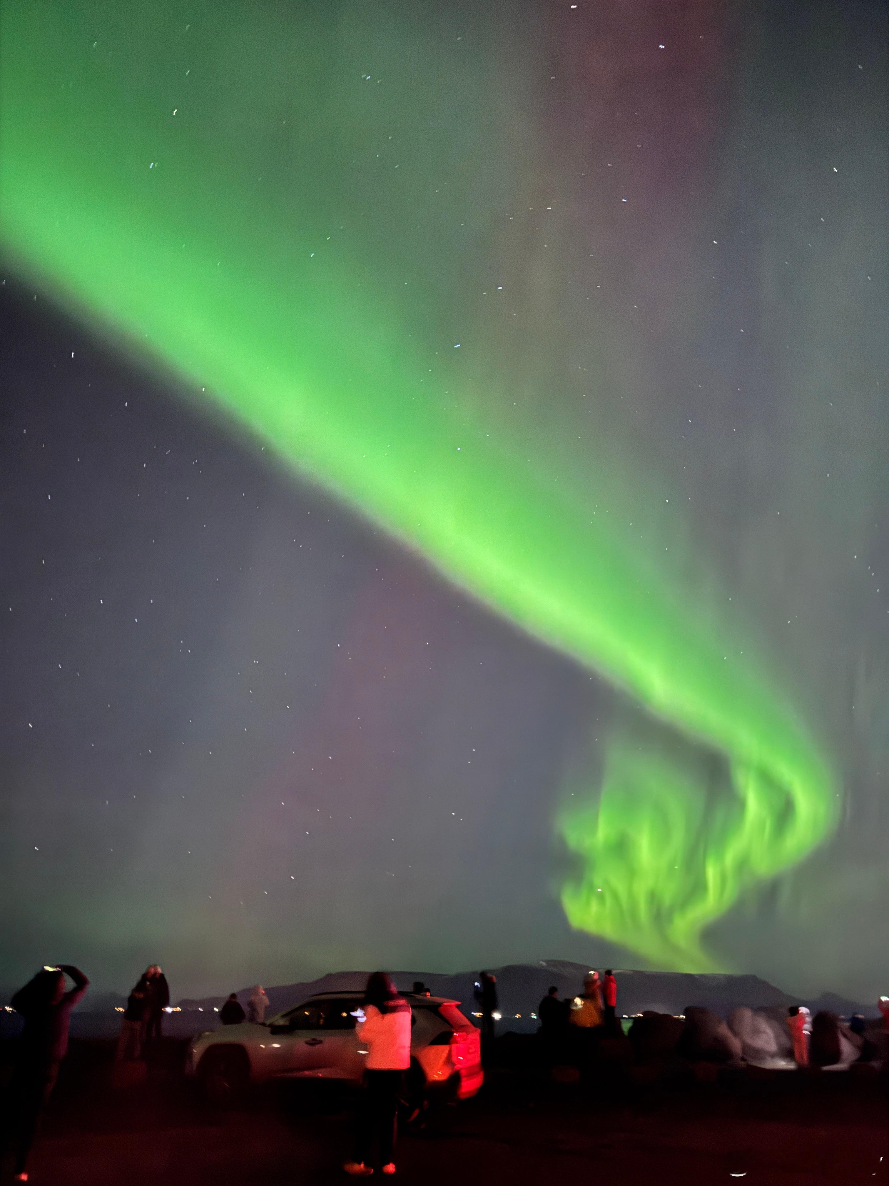 被极光选中的一晚 冰岛