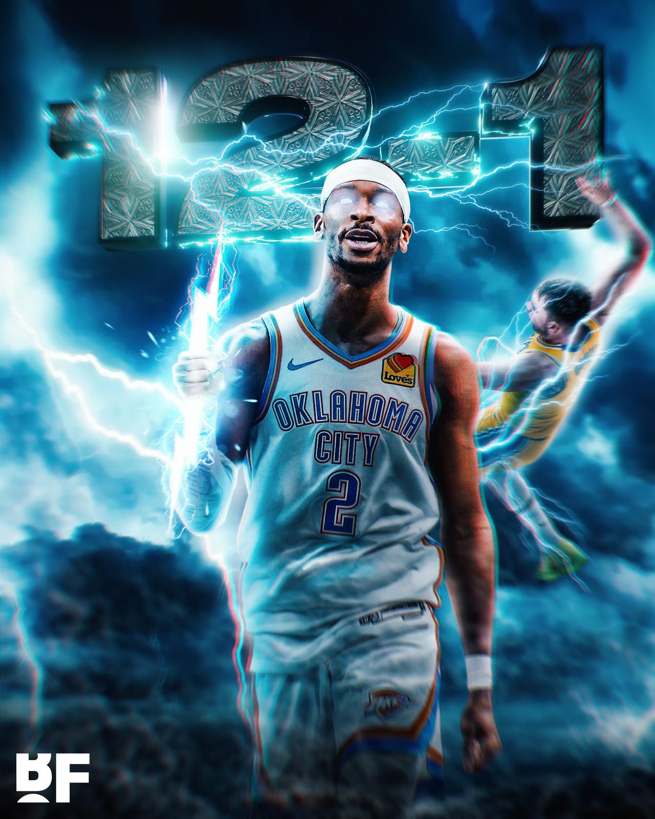 湖人彻底被干翻！雷霆这是要破勇士纪录啊！

92-121惨负雷霆！湖人这场打的真