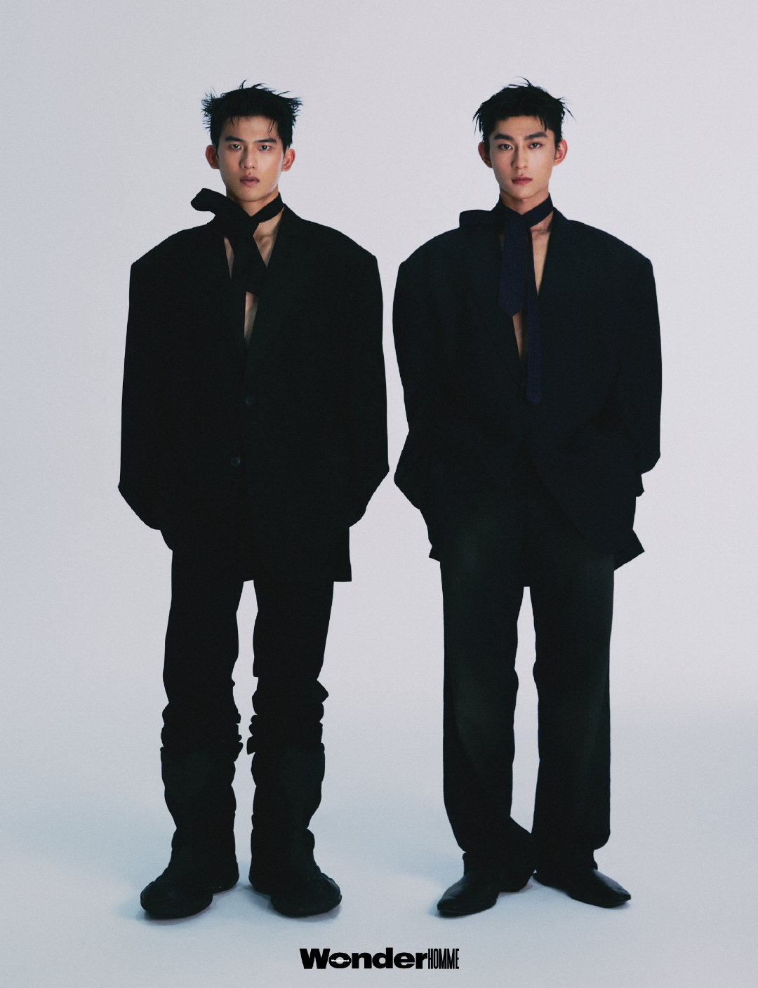 黄怀霆✖️程昊 WonderHomme 封面大片黄怀霆程昊双人首封