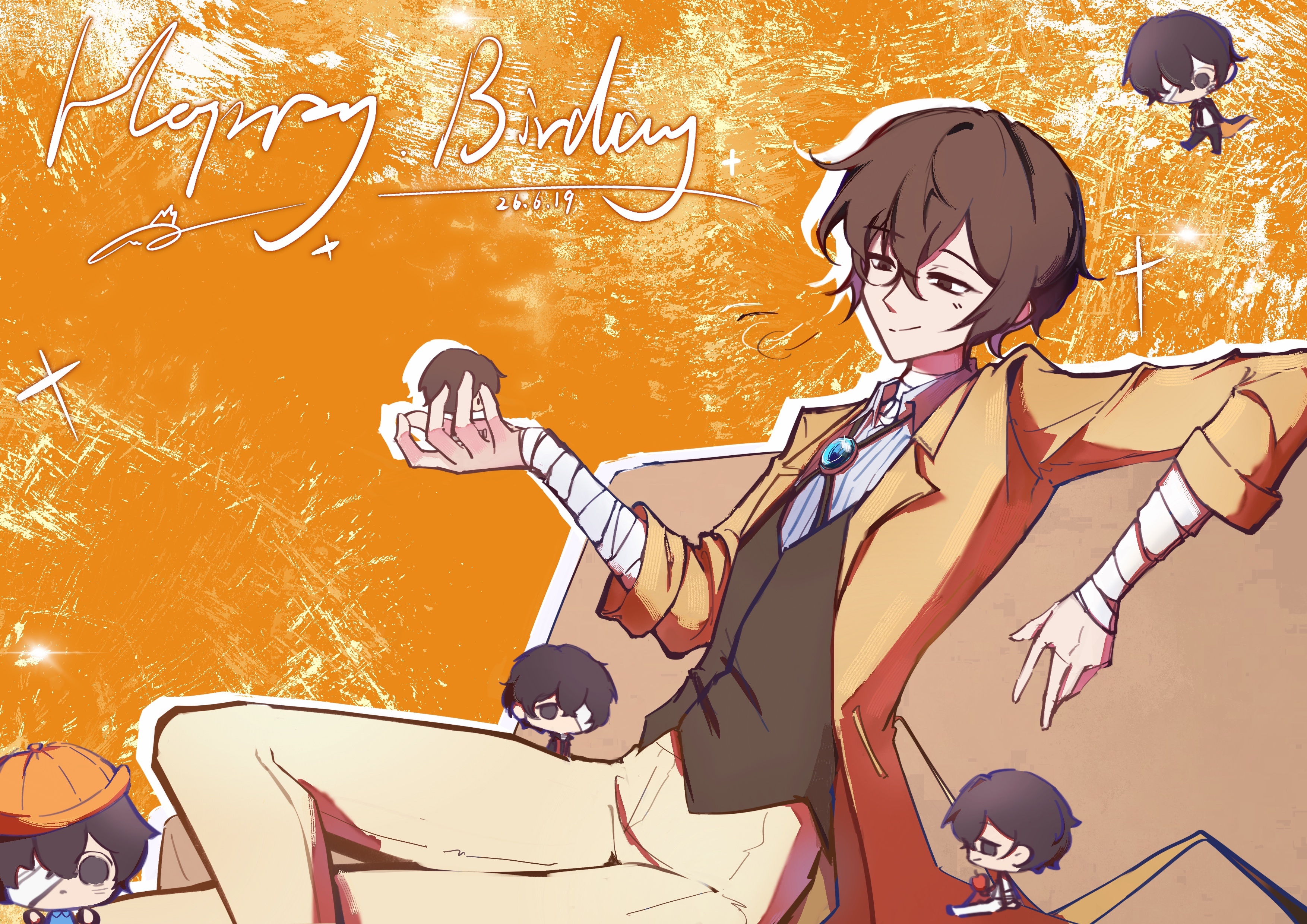 文豪野犬太宰治文豪野犬太宰治0619生日快乐🌹等到玫雨时节6月19日【15:0