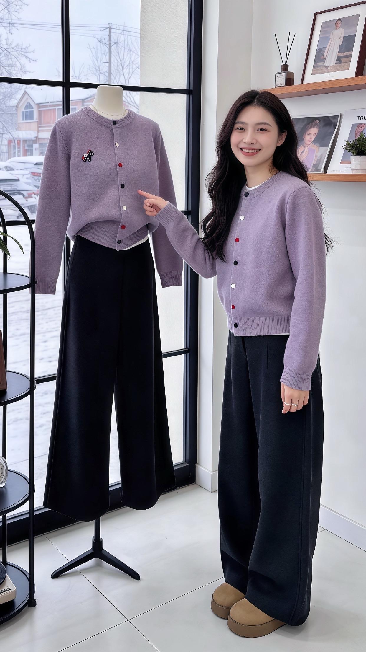 大码女装 秋冬韩系氛围感穿搭 漂亮内搭让我赢在了穿搭起跑线 冬季出游穿...