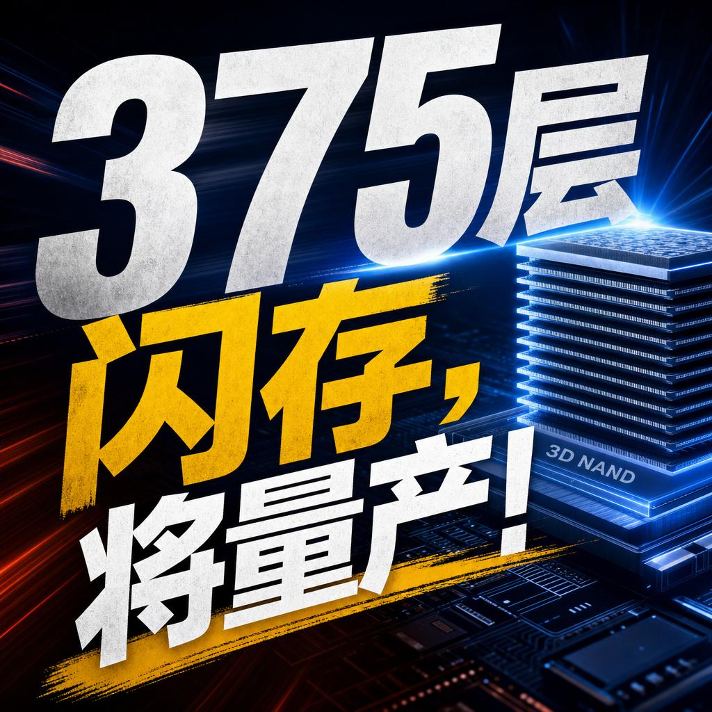 SK海力士年底量产375层闪存的三大关键信号
SK海力士年底量产375层闪存，这